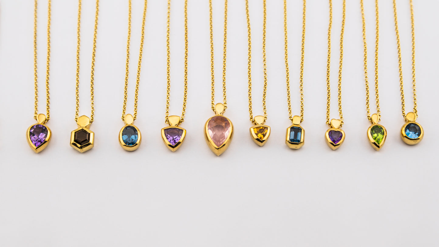 Collar Amatista Pera